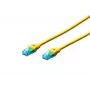 Kabel krosowy Digitus CAT 5e U/UTP DK-1512-050/Y 5m Żółty