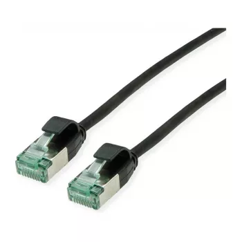 ROLINE RM U/FTP DataCenter kabel krosowy Cat.6A (klasa EA), cienki, czarny, 0,5 m