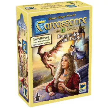 Carcassonne - Księżniczka i Smok, gra planszowa, 3. dodatek