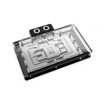 Backplate Alphacool 10268 Akryl Aluminium Chrom Miedź Nylon Czarny 160.8mm