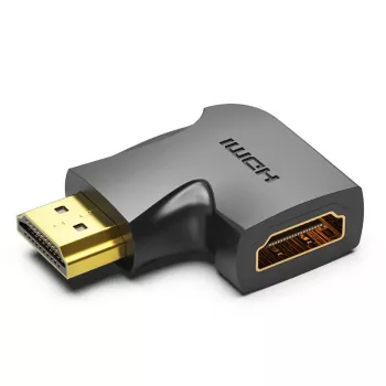 Vention HDMI 270 stopni mały do żeńskiego pionowego płaskiego adaptera czarny
