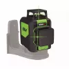 Poziomica laserowa Dedra MC0906 2D zielona wiązka, zasięg 20 m