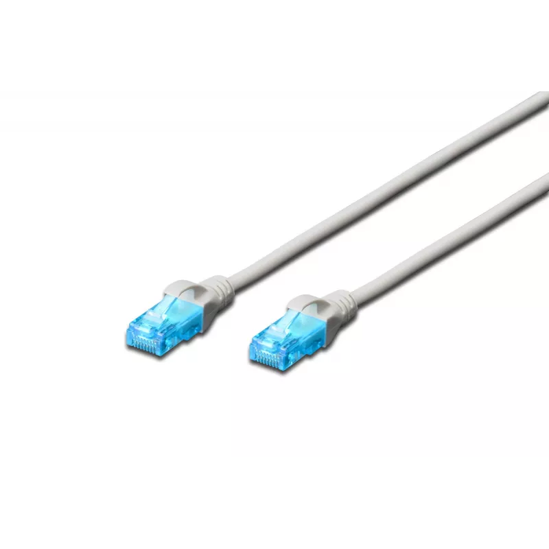 Kabel sieciowy Digitus CAT 5e U/UTP RJ-45 RJ-45 3 m szary