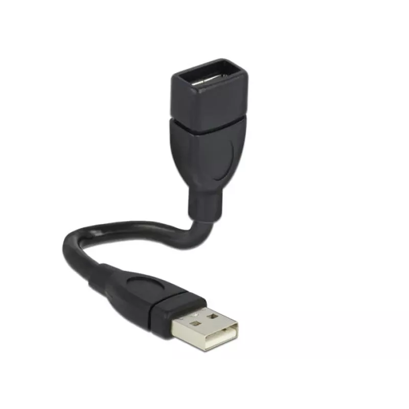 Kabel USB DeLOCK 15cm USB 2.0 USB A Czarny
