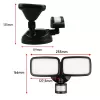 Lampa ścienna LED MACLEAN MCE524 z czujnikiem ruchu PIR, model MCE524 B