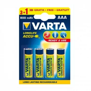 Varta - 56703101404 - Accus Longlife AAA Ready 2 Use 800 - mAh x4