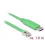 Kabel USB DeLOCK 62960 USB A zielony