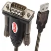 Przewód szeregowy UNITEK Y-105A Czarny 1,5 m USB Type-A DB-9