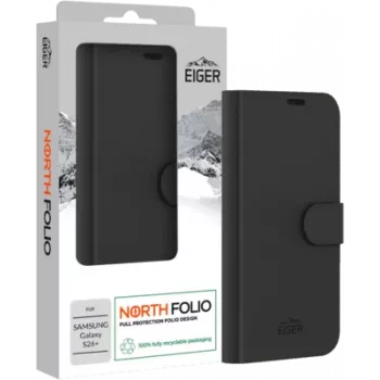 Eiger North Folio etui Galaxy S26+ Czarny