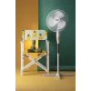 Adler | AD 7305 | Wentylator stojący | Biały | Średnica 40 cm | Liczba prędkości 3 | Oscylacja | 45 W
