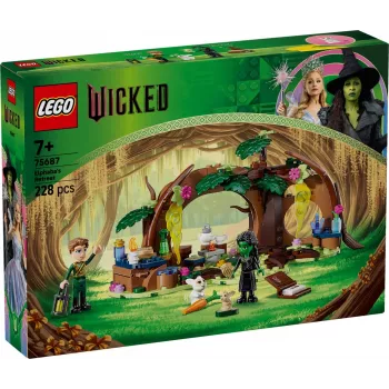 LEGO zestaw Kryjówka Elfaby 75687 — zestaw do zabawy z 3 minifigurkami