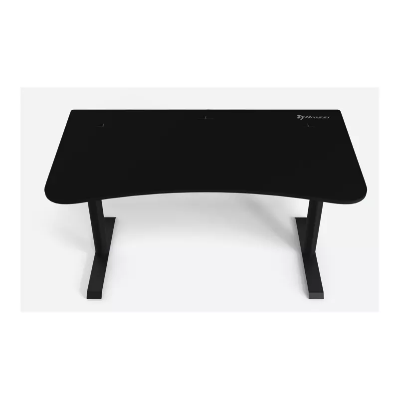 Biurko gamingowe Arozzi Arena Gaming Czarny — prosty blat MDF 1400×755×710 mm