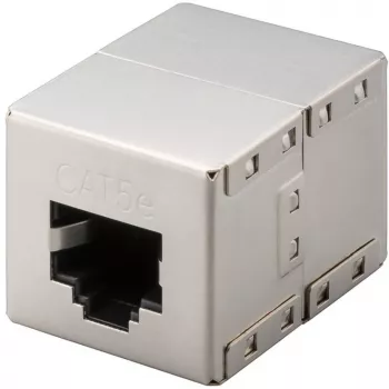 Wentronic Goobay CAT 5e RJ45 złącze/sprzęg - do sieci 100 MHz, ekranowany (15027)