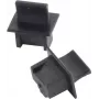 helos Wtyczka ochronna RJ45 08-01021 Czarna — Opakowanie 100 szt. do nieużywanych portów Ethernet