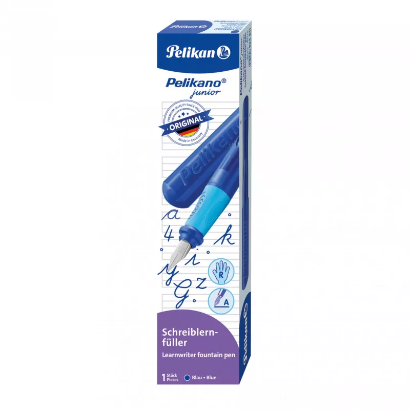 Pelikan 824811 Pióro wieczne, system napełniania nabojami, niebieskie