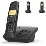 Analogowy telefon bezprzewodowy DECT Gigaset A270A z identyfikacją numeru, czarny