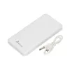 Powerbank Extralink EPB-078W 10000 mAh biały, USB-C, 10 W mocy wyjściowej, ładuje do 2 urządzeń