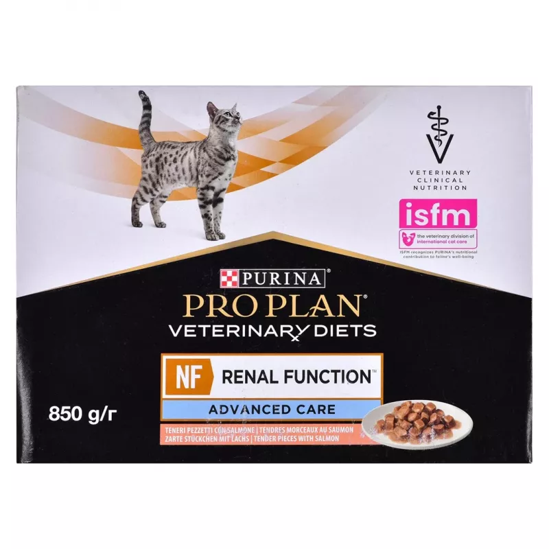 Mokra karma dla kota Purina Nestlé NF Renal Function Feline Salmon 10 x 85 g dieta weterynaryjna