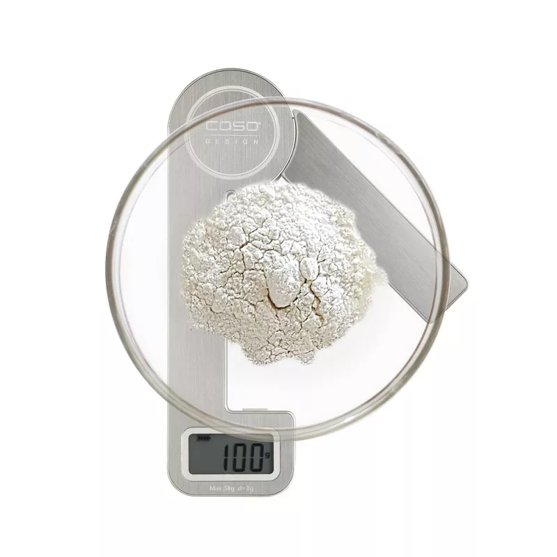 Caso | Waga kuchenna | KitchenEcostyle | Maksymalna waga (udźwig) 5 kg | Działka 1 g | Rodzaj wyświetlacza LCD | Stal nierdzewna