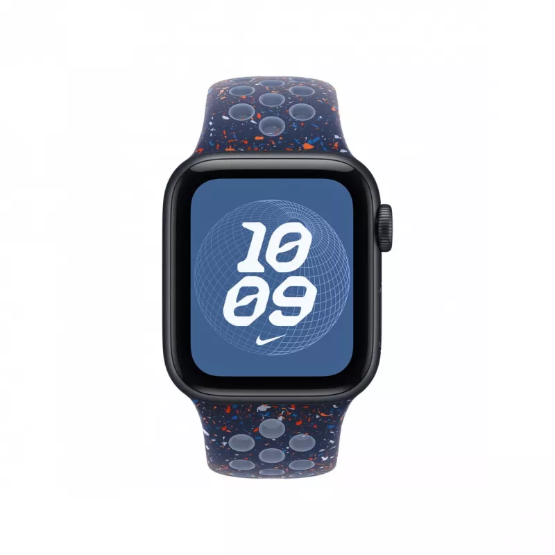 Pasek Apple MGA84ZM/A akcesoria do smartwatchy niebieski aluminium fluoroelastomer