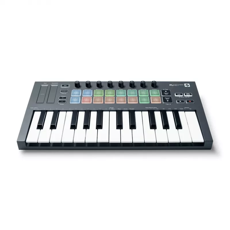 Novation FLKEY Mini - klawiatura MIDI dedykowana do oprogramowania FL Studio, 25 klawiszy.