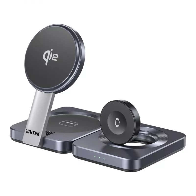 UNITEK P1300AGY01 bezprzewodowy odbiornik ładowania do urządzeń mobilnych Słuchawki douszne, Telefon komórkowy/Smartfon, Smartwatch USB Type-C