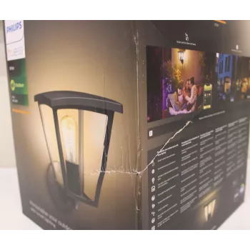 Lampa ścienna zewnętrzna Philips Inara | E27 LED 7W 550lm Ciepła biel IP44 CRI80