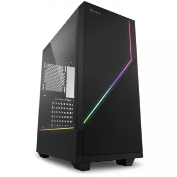 Sharkoon RGB FLOW Midi Tower ATX bez zasilacza USB/Audio