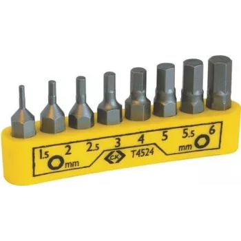 Zestaw końcówek wkrętakowych C.K Tools T4524 8 szt.
