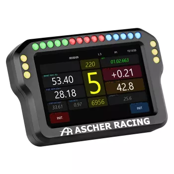 Kierownica panel wskaźników Ascher Racing 4-calowy model 76080028 do symulatorów wyścigowych