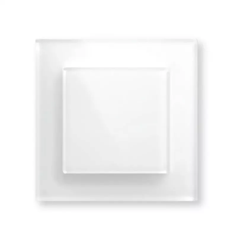 Inteligentny przycisk szklany HomeMatic Homematic IP, 230 V, 868 MHz, biały, 54,5×54,5×29 mm
