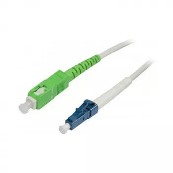 LWL-1-fiber-patchk. 2mtr.LC-SC(APC8Grad) - 9/125u - bevel - G657.A2 - Synergy21 -