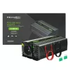 Przetwornica samochodowa Qoltec Monolith 1200 W Czarna 12 V