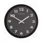 Zegar ścienny NeXtime 2906ma Mercure, Ø 25 cm, czarny