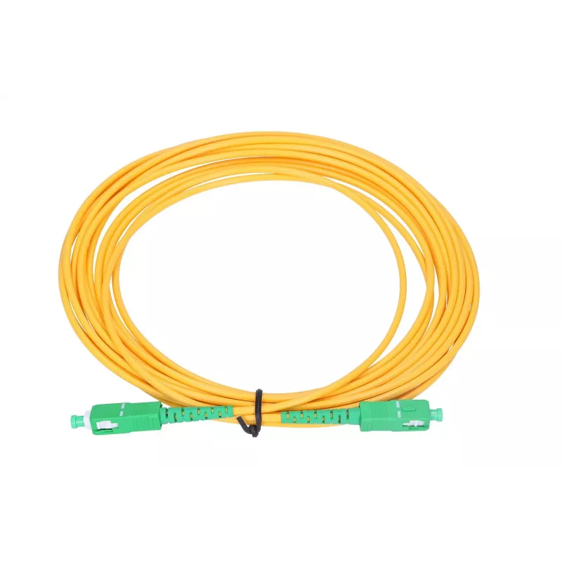 Patchcord światłowodowy Extralink SC/APC–SC/APC singlemode G.652D 3 mm simplex, 1 m