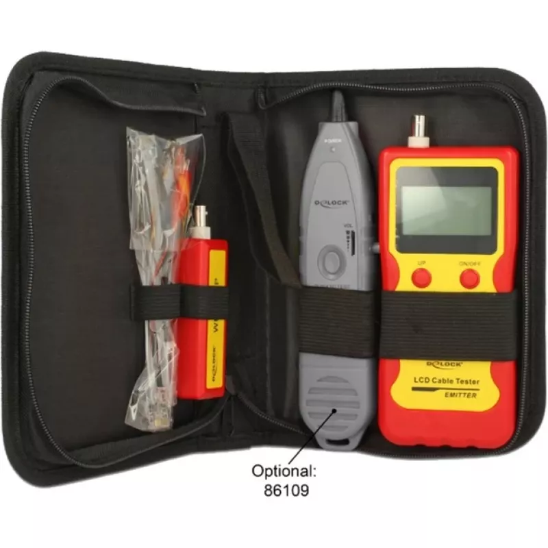 Delock LCD kabel Tester - Tester sieciowy (86108)