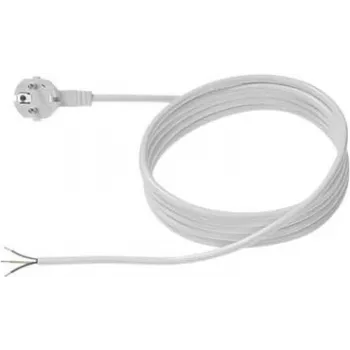 Kabel zasilający Bachmann 304.284 Biały 2 m
