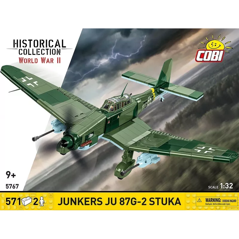 Zestaw konstrukcyjny Cobi Blocks Junkers JU 87G-2 Stuka 571 szt. model do składania