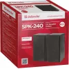 DEFENDER SPK-240 przewodowe głośniki biurkowe, 2.0, 6 W RMS, zasilane przez USB, 3,5 mm, czarny