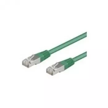 Wentronic Goobay CAT 5e kabel krosowy, F/UTP, Green, 15 m - CCA miedź Mix (50870)