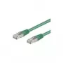Wentronic Goobay CAT 5e kabel krosowy, F/UTP, Green, 15 m - CCA miedź Mix (50870)