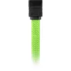 Kabel SATA Sharkoon SATA 3 0,6 m 7-pin Czarny Zielony