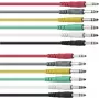 Audio patch kabel Omnitronic 3021005P, 6 x 0.9 m, 6.3 mm (1/4 inch) mono plugs
