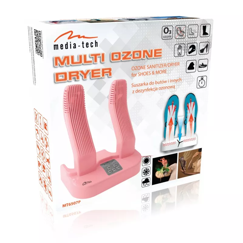 Media-Tech MT6507P Multi Ozone Pro suszarka różowa
