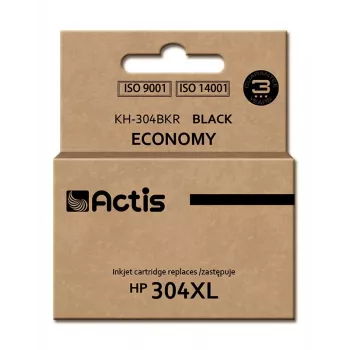 Kompatybilny wkład atramentowy ACTIS KH-304BKR do HP 304XL, Czarny tusz pigmentowy, Wysoka wydajność (XL), 20 ml