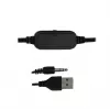 Boxe Stereo 2.0, 6W, Conectare Jack 3.5mm, Alimentare USB, Esperanza Rainbow Nortec 95855, Iluminare RGB, Negre
