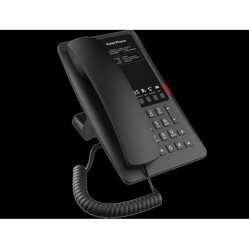 Telefon IP Fanvil H4W-Czarny — dźwięk HD, obsługa Wi‑Fi