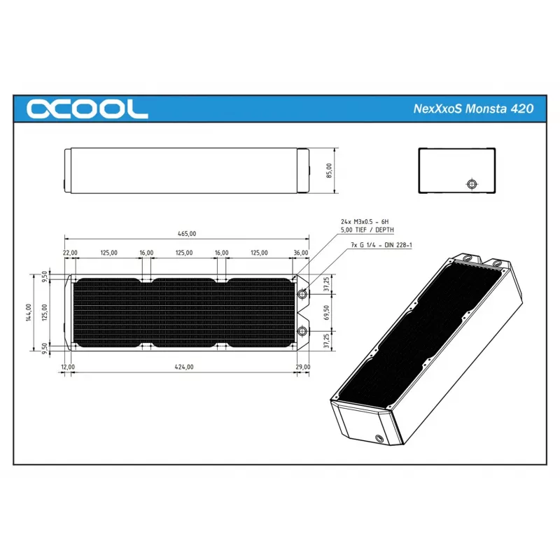Radiator Alphacool NexXxoS Monsta