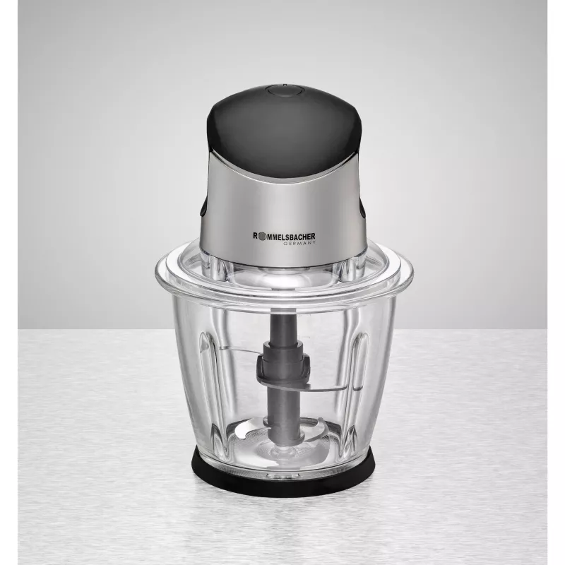 Rozdrabniacz elektryczny Rommelsbacher MZ 500 — 1,5 L, 500 W, stal nierdzewna, czarny