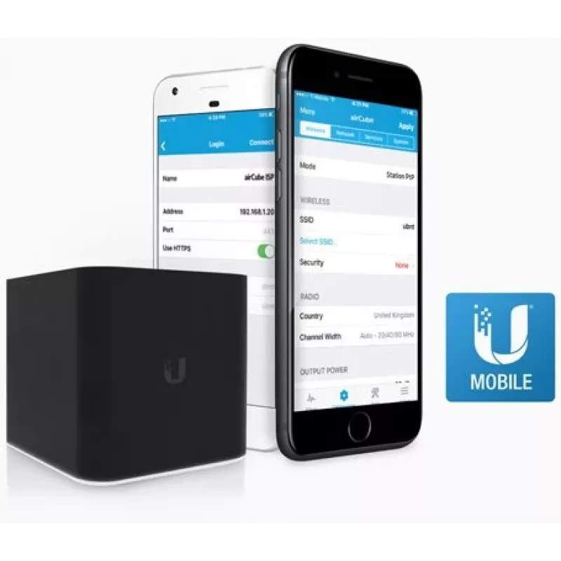 Ubiquiti ACB-ISP router WiFi, airCube, 2.4 GHz, MIMO, 4x RJ45 100 Mb/s